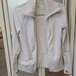 Lululemon Athletica White Utility Jacket